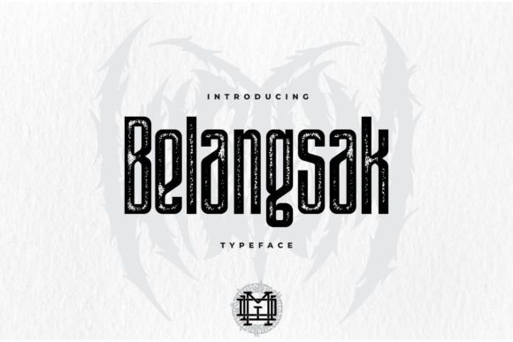 Belangsak: A Bold and Fun Typeface for Editorial Design