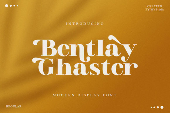Bentlay Ghaster Typeface: A Bold Choice for Campaign Headlines