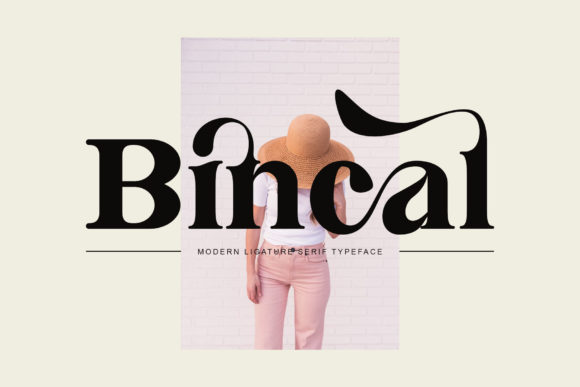 Bincal Font: A Stylish Serif for Crafting and Selling