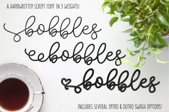 Bobbles: A Versatile Script Font for Campaign Design
