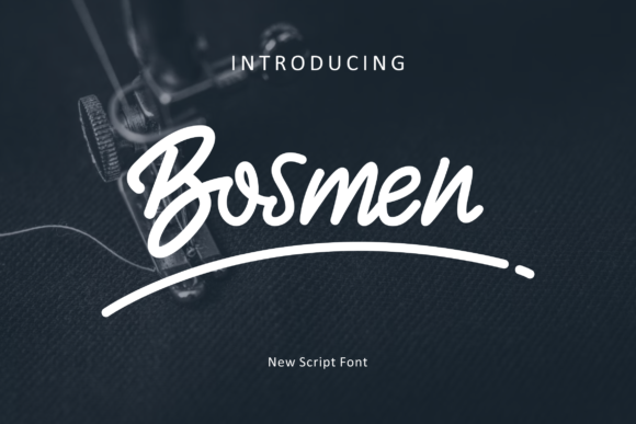 Bosmen Font: A Bold Script for Digital Branding