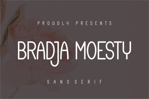 Bradja Moesty: A Bold Typeface with Editorial Grace