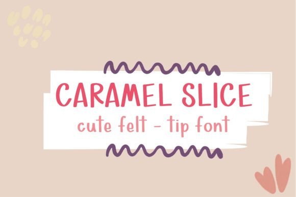 Caramel Slice Font: A Playful Display Typeface for Digital Design