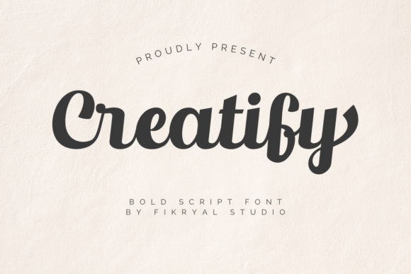 Creatify: A Handwritten Typeface for Editorial Design