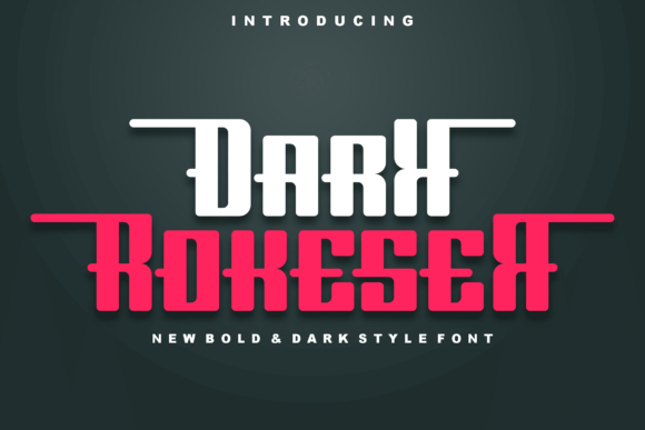 Dark Rokeser Font: A Bold Choice for Editorial Design