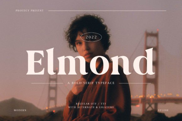 Elmond: A Stylish Typeface for Creative Product Makers