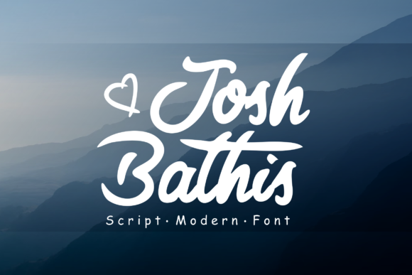 Josh Bathis: A Handwritten Font for Modern Editorial Design