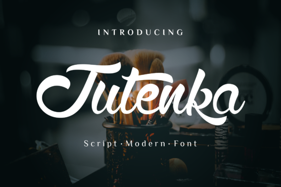 Jutenka Font: A Bold Script for Editorial Design