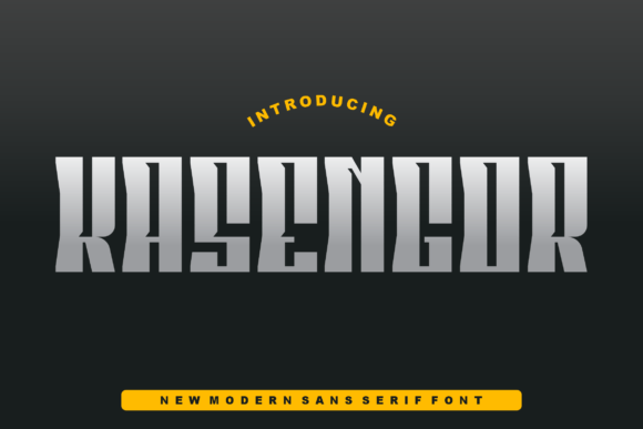 Kasengor Font: A Bold Typeface for Better Branding