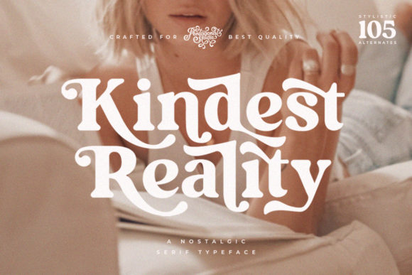 Kindest Reality: A Bold Serif Font for Creative Makers
