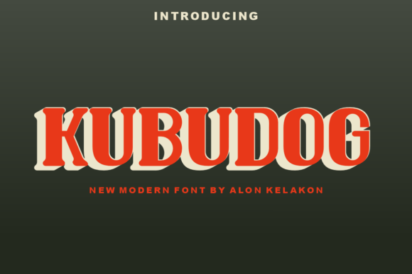 Kubudog Font: A Bold Serif for Editorial Design