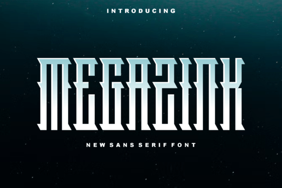 Megazink Font: A Bold Blackletter for Digital Branding