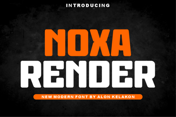 Noxa Render: A Modern Typeface for Editorial Design