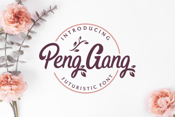 Peng Gang Font: A Bold Script for Editorial Design