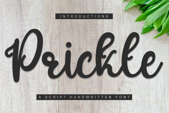 Prickle Font: A Handwritten Typeface That Works for Web Design