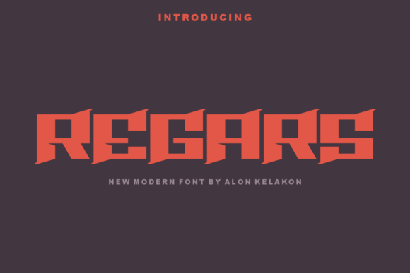 Regars Typeface: A Bold Choice for Editorial Design