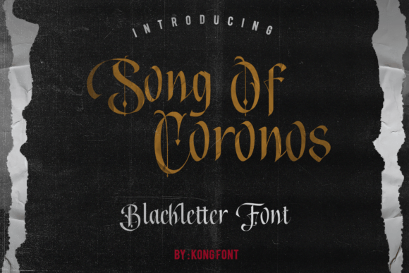 Song of Coronos: A Stylish Typeface for Editorial Design