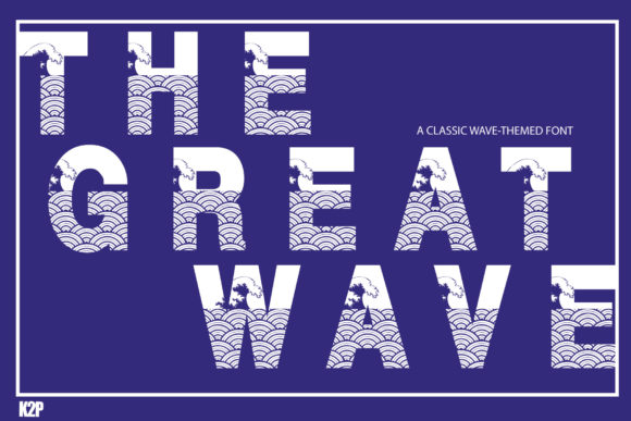 The Great Wave Font: A Bold Choice for Branding Projects