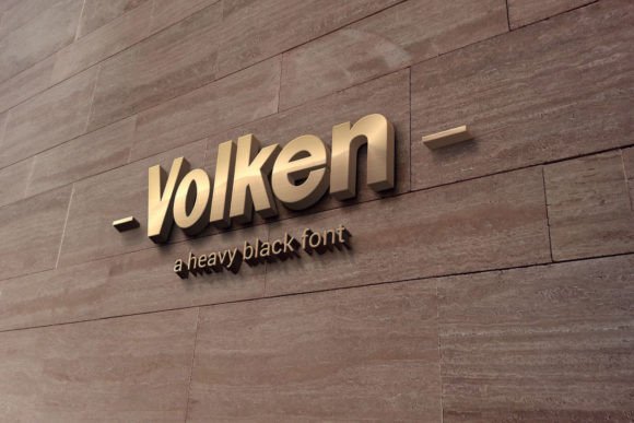 Volken: A Bold, Clean Typeface for Editorial Design